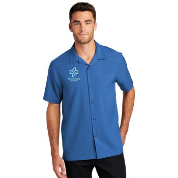 Port Authority® Men's Short-Sleeve Performance Staff Shirt - Embroidered Personalization Available from Positive Promotions