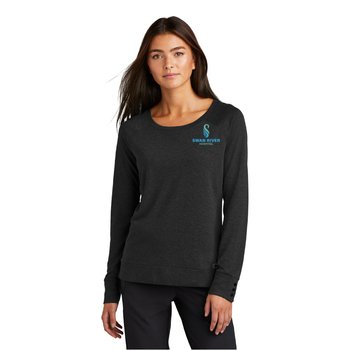 OGIO® Women's Command Long-Sleeve Scoop Neck Shirt - Embroidered Personalization Available from Positive Promotions