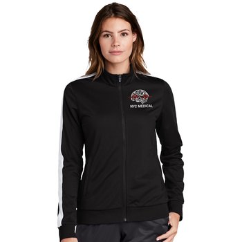 Healthcare Team Pride Sport-Tek® Women's Tricot Varsity Jacket - Embroidered Personalization Available from Positive Promotions