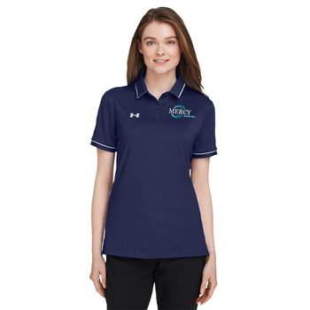 Under Armour® Women's Tipped Teams Performance Polo - Embroidered Personalization Available from Positive Promotions