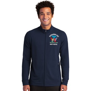Sport-Tek ® Men's All Season Lightweight Wicking Fleece Full-Zip Jacket from Positive Promotions