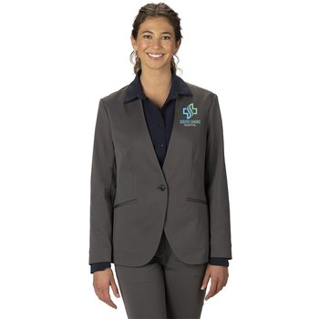 Point Grey Women's Luxe Stretch Executive Blazer - Embroidered Personalization Available from Positive Promotions