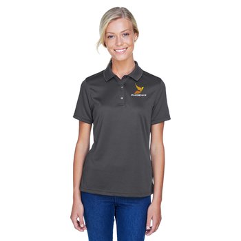 Harriton® Women's Advantage Snag Protection Plus Snap-Placket Polo - Embroidered Personalization Available from Positive Promotions