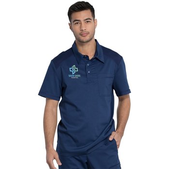 Cherokee® Men's Workwear Revolution 1-Pocket Polo Shirt - Embroidered Personalization Available from Positive Promotions