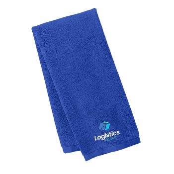 Port Authority® Microfiber Golf Towel - Embroidered Personalization Available from Positive Promotions