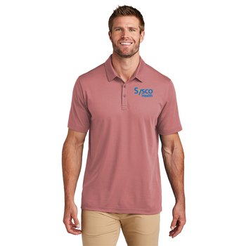 TravisMathew® Men's Bayfront Solid Polo - Embroidered Personalization Available from Positive Promotions