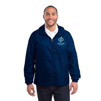 Darien Men's Lightweight Packable Jacket - Embroidered Personalization Available from Positive Promotions