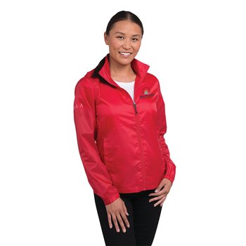 Darien Women's Lightweight Packable Jacket - Embroidered Personalization Available from Positive Promotions