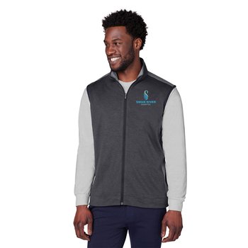 PUMA® Unisex Golf T7 Cloudspun Vest - Embroidered Personalization Available from Positive Promotions