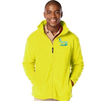 Blue Generation Men's Micro Fleece Full-Zip Jacket - Embroidered Personalization Available from Positive Promotions