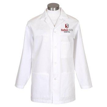 Men's Counter Smock Coat - Embroidered Personalization Available from Positive Promotions