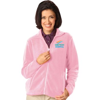 Blue Generation Women's Micro Fleece Full-Zip Jacket - Embroidered Personalization Available from Positive Promotions