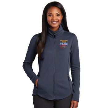 ER/OR Port Authority® Women's Collective Smooth Fleece Jacket - Embroidered Personalization Available from Positive Promotions