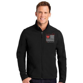 ER/OR Port Authority® Men's Core Soft-Shell Jacket - Embroidered Personalization Available from Positive Promotions