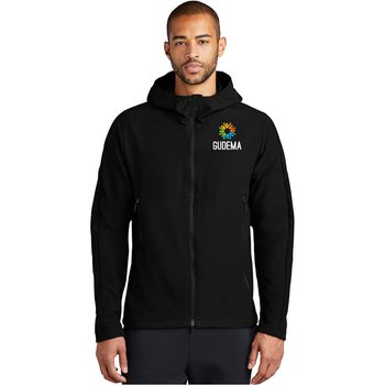 Nike® Unisex Full-Zip Hooded Soft-Shell Jacket - Embroidered Personalization Available from Positive Promotions