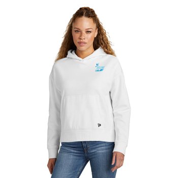 New Era® Women's Comeback Fleece Pullover Hoodie - Embroidered Personalization Available from Positive Promotions