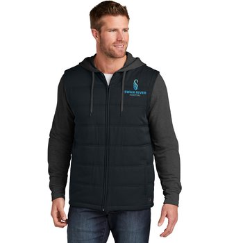 TravisMathew® Unisex 2-in-1 Tides Up Hooded Jacket - Embroidered Personalization Available from Positive Promotions