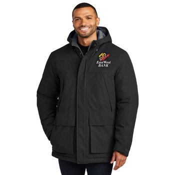 Port Authority® Unisex Latitude Waterproof Heavyweight Parka - Embroidered Personalization Available from Positive Promotions