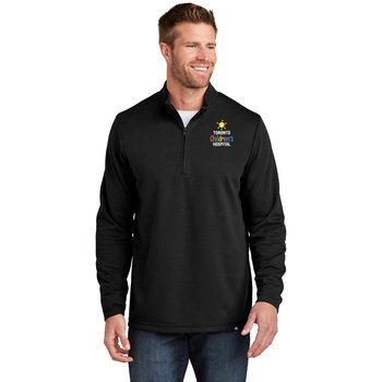TravisMathew® Men's Coveside Quarter-Zip Pullover - Embroidered Personalization Available from Positive Promotions