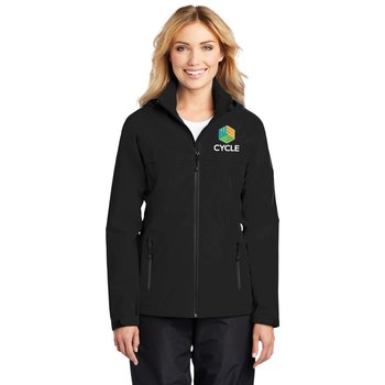 Port Authority® Women's Hydro Waterproof Packable Rain Jacket - Embroidered Personalization Available from Positive Promotions