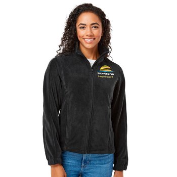 Burnside® Women's Polar Fleece Full-Zip Jacket - Embroidered Personalization Available from Positive Promotions