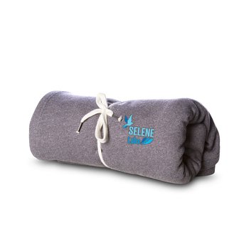 Midweight Sweatshirt Blanket (Colors) - Embroidered Personalization Available from Positive Promotions