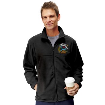 Activity Professionals Harriton® Men's Fleece Full-Zip Jacket - Embroidered Personalization Available from Positive Promotions