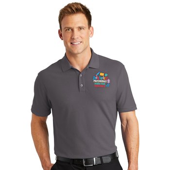 Activity Professionals Port Authority® Men's Core Classic Piqué Polo - Embroidered Personalization Available from Positive Promotions