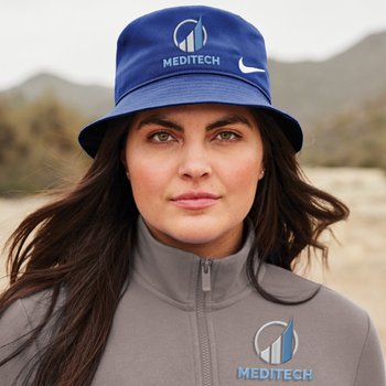 Nike® Swoosh Bucket Hat - Embroidered Personalization Available from Positive Promotions