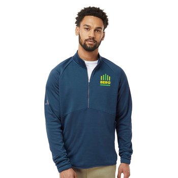 adidas® Men's Quarter-Zip Pullover - Embroidered Personalization Available from Positive Promotions