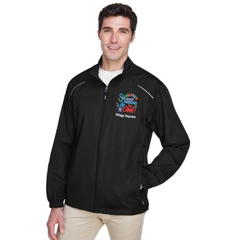 Child Abuse Prevention Core 365 Men's Motivate Unlined Lightweight Jacket - Embroidered Personalization Available from Positive Promotions