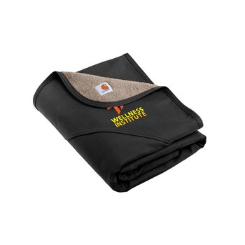 Carhartt® Firm Duck Sherpa-Lined Blanket - Embroidered Personalization Available from Positive Promotions