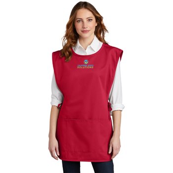 Port Authority® Unisex Easy-Care Cobbler Apron With Stain Release - Embroidered Personalization Available from Positive Promotions