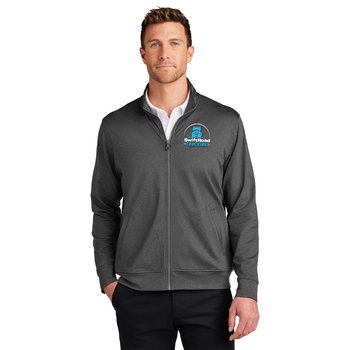 Port Authority® Men's C-FREE® Double-Knit Full-Zip Jacket - Embroidered Personalization Available from Positive Promotions