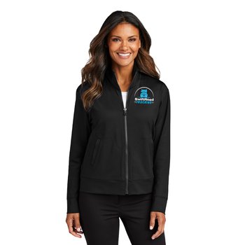 Port Authority® Women's C-FREE® Double-Knit Full-Zip Jacket - Embroidered Personalization Available from Positive Promotions