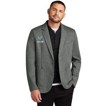 MERCER+METTLE Men's Relaxed Knit Blazer - Embroidered Personalization Available from Positive Promotions