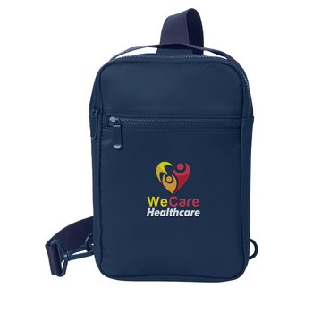 Port Authority® Matte Technical Sling Bag - Embroidered Personalization Available from Positive Promotions