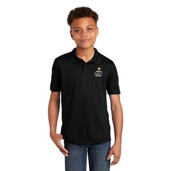 Sport-Tek® Youth ® RacerMesh® Performance Polo - Embroidered Personalization Available from Positive Promotions