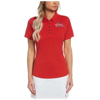 Perry Ellis® Women's Classic Polo - Embroidered Personalization Available from Positive Promotions