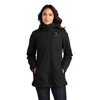 Port Authority® Women's All-Weather 3-in-1 Jacket - Embroidered Personalization Available from Positive Promotions