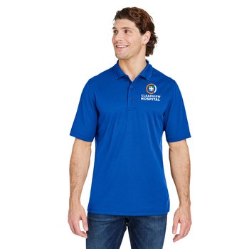 CORE365® Men's Market Snag Protect Mesh Polo - Embroidered Personalization Available from Positive Promotions