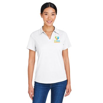 CORE365® Women's Market Snag Protect Mesh Polo - Embroidered Personalization Available from Positive Promotions