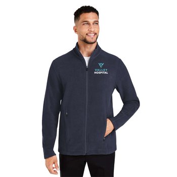 Devon & Jones® Men's CrownLux Performance® Fleece Full-Zip Jacket - Embroidered Personalization Available from Positive Promotions
