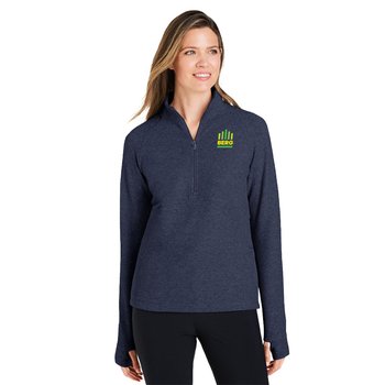 North End® Women's Spirit Textured Quarter-Zip Pullover - Embroidered Personalization Available from Positive Promotions