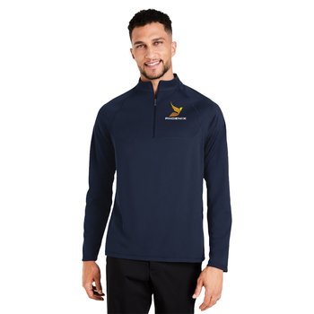 North End® Men's Revive Coolcore® Quarter-Zip Pullover - Embroidered Personalization Available from Positive Promotions