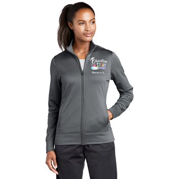 Teacher & Staff Sport-Tek® Women's All-Season Lightweight Wicking Fleece Full-Zip Jacket - Embroidered Personalization Available from Positive Promotions