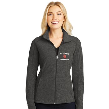 Pharmacy Team Port Authority® Women's Heathered Microfleece Full-Zip Jacket - Embroidered Personalization Available from Positive Promotions