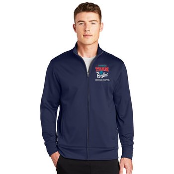Pharmacy Team Sport-Tek® Men's All-Season Lightweight Wicking Fleece Full-Zip Jacket - Embroidered Personalization Available from Positive Promotions