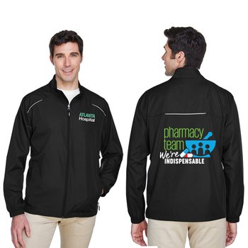 Pharmacy Team Core 365 Men's Motivate Unlined Lightweight Jacket - Embroidered Personalization Available from Positive Promotions