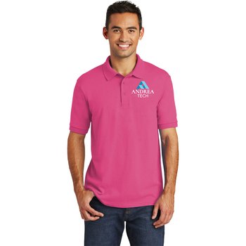 Port & Company® Men's Core Blend Jersey Knit Polo - Embroidered Personalization Available from Positive Promotions